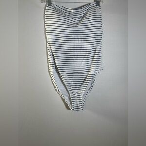 J.Crew Gemma Striped One-Piece Swimsuit Size 12 NWT